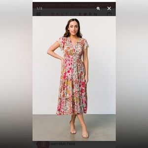 NWT Baltic Born Aliyah Midi Dress size M